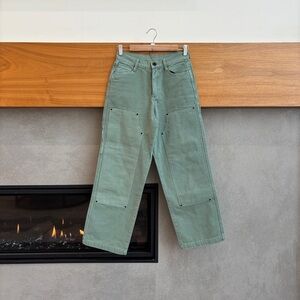 Brain Dead Men’s Cotton double-knee pocket trousers, Size 26